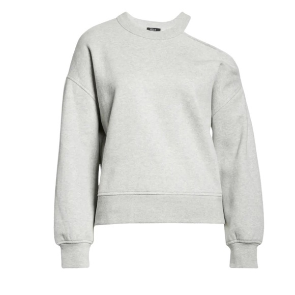 RAILS Quincy Cutout Sweatshirt in Heather grey colour - Size Small and Large - Picture 5 of 13
